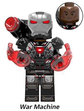 Marvel War Machine Lego -compatible Minifigure Marvel Lego -compatible Mini Figure