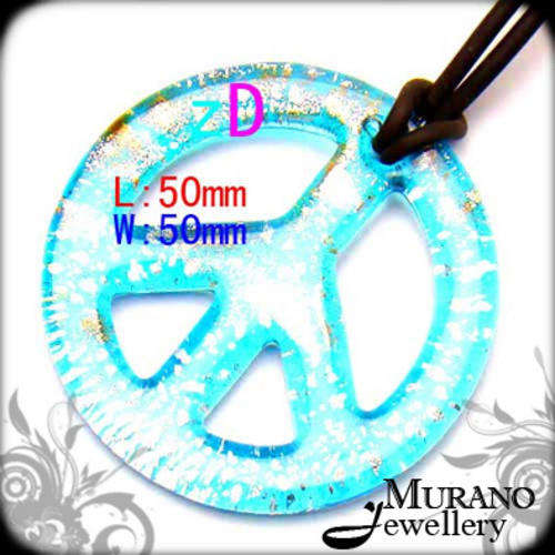 MURANO Lampwork Glass PENDANT & Free Gift Necklace