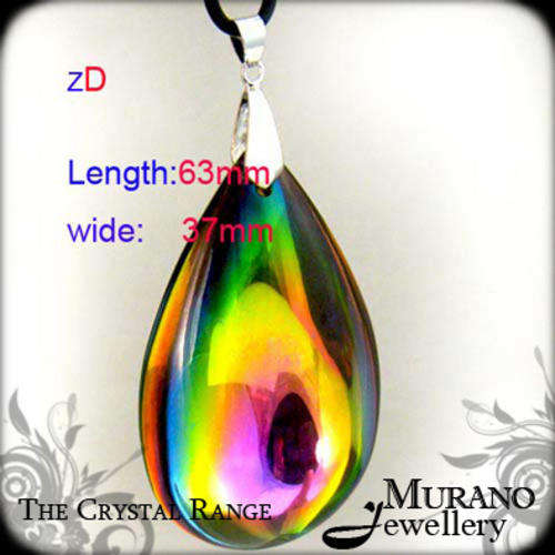 CRYSTAL Charm PENDANT & Free Gift Necklace