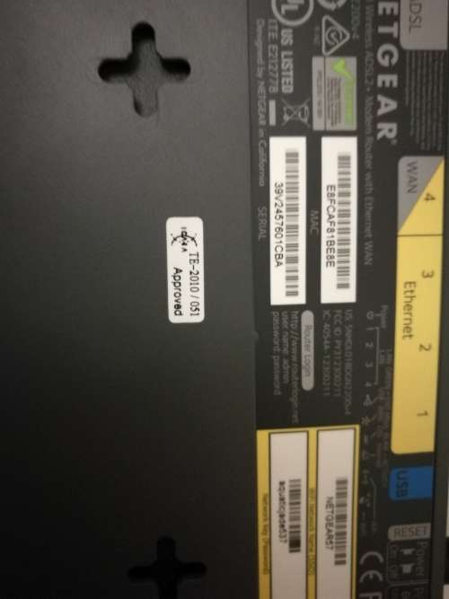 Netgear N300 Wireless ADSL2+ Modem Router DGN2200
