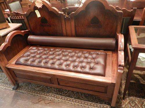 Art Nouveau Monks Bench