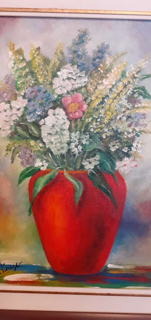Red Vase (Helene Kruger)