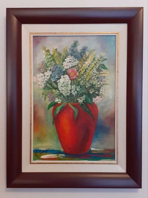 Red Vase (Helene Kruger)