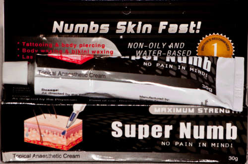 SUPER NUMB - 30g - Strongest Tattoo Numbing Cream - Top Brand