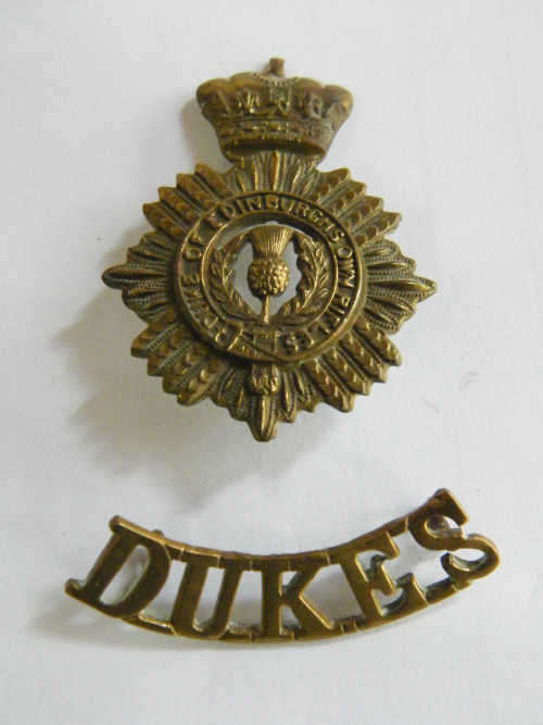 Duke of Edinburgh own Rifles badges  - as per photo