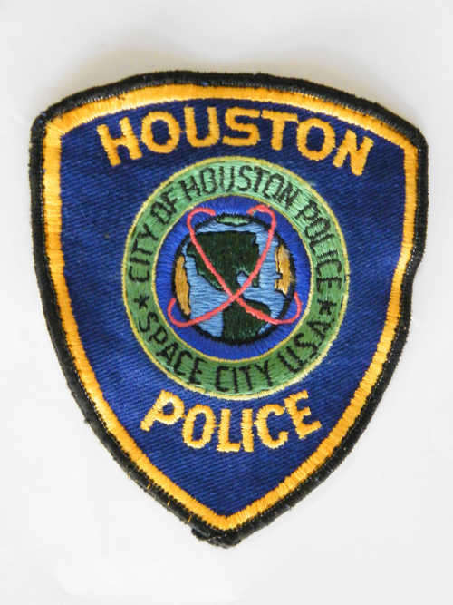 Houston Police cloth badge - as per photo