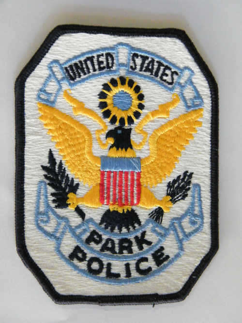 United States Park Police cloth badge - as per photo