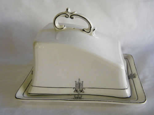 Grindley & Co. Ivory butter dish - as per photo