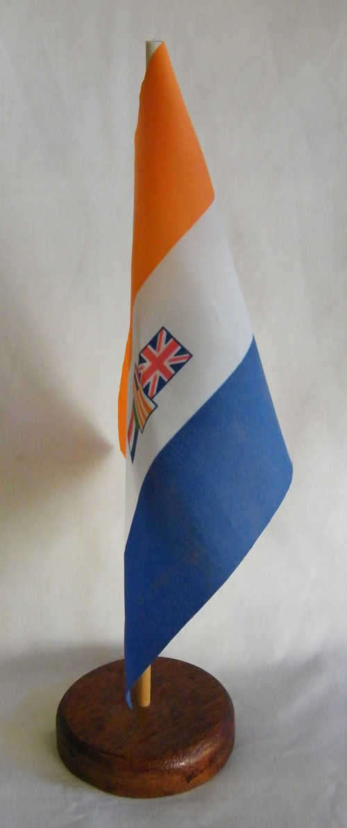 Old SA desk flag - 33cm - as per photo