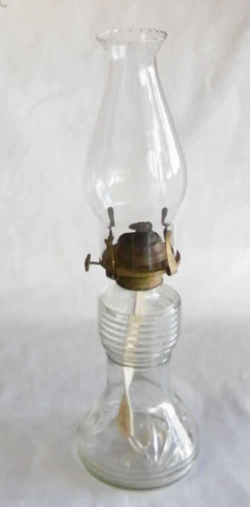 Vintage oil lamp - 43cm - as per photo