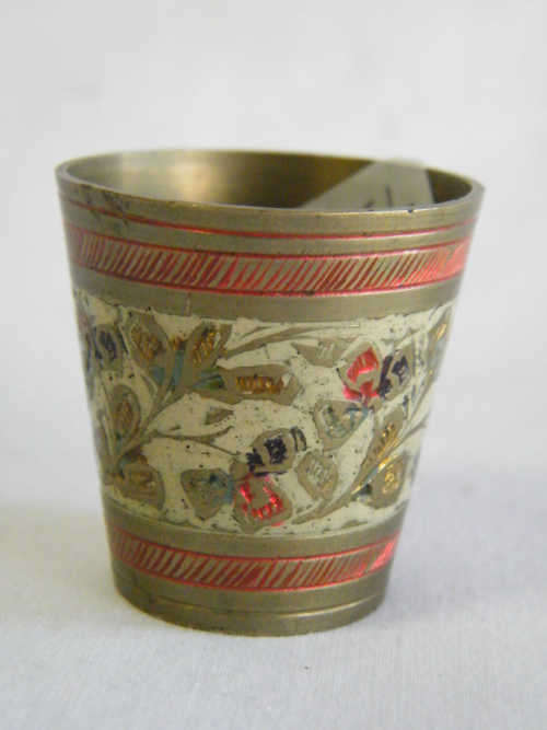 Brass shot glass made in India - @ CRAZY R1 start