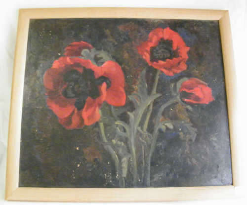 Flower painting in frame  - 54 x 47cm - @ CRAZY R1 start