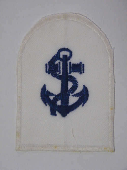 SA Navy Leading Seaman summer uniform rank badge - as per photo