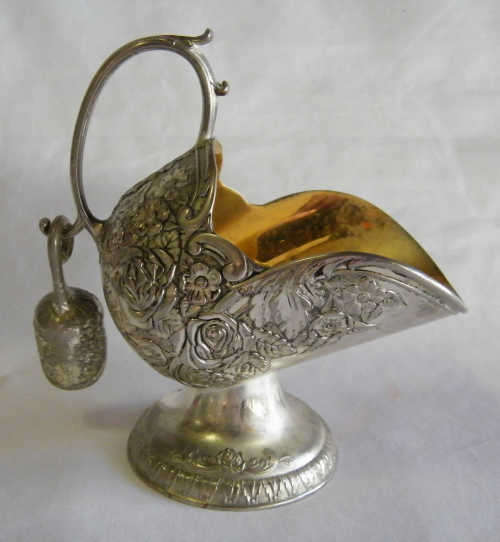 Sugar bowl with spoon - as per photo