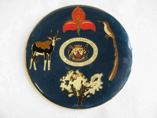 Western Cape brass plaque - as per photo