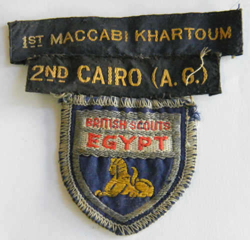 British Scouts EGYPT cloth badge - as per photo