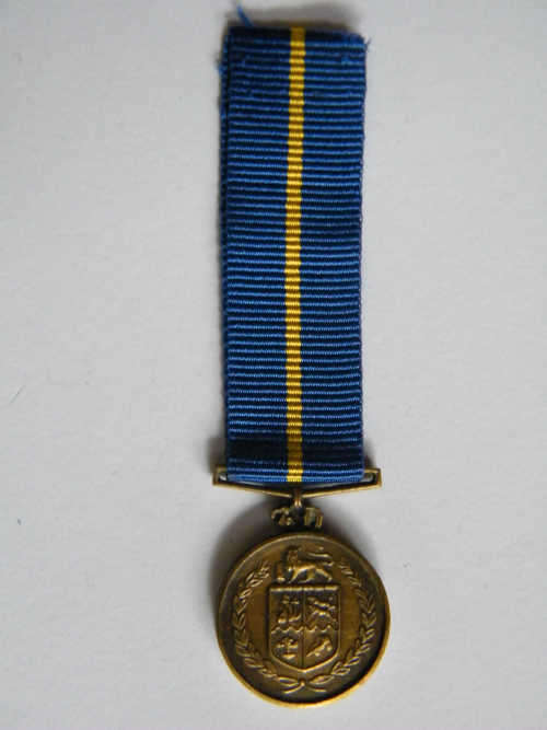 SA Police 10 year Faithful Service Miniature medal - as per photo