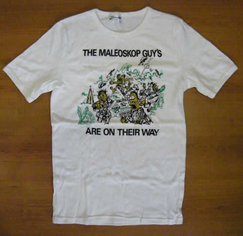 The maleoskop Guys are on their way T shirt - small - as per photo