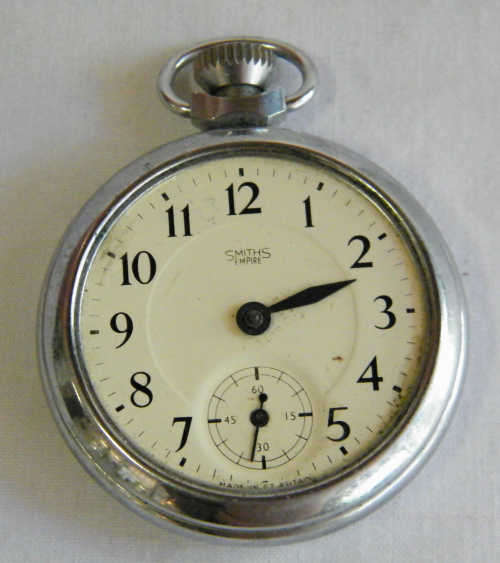 Smiths Empire pocket watch - no glass & not working - as per photo