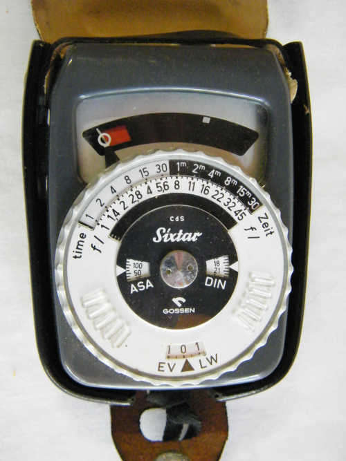 Gossen SIXTAR light meter - @ CRAZY R1 start
