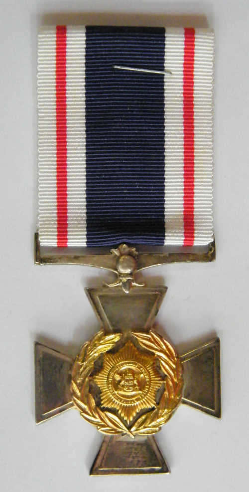 SA Silver Cross for Gallantry/Papperheid Medal - as per photo