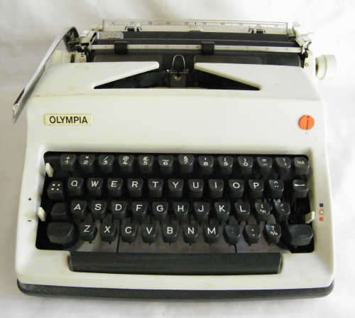 Olympia Typewriter in travel case - as per photo