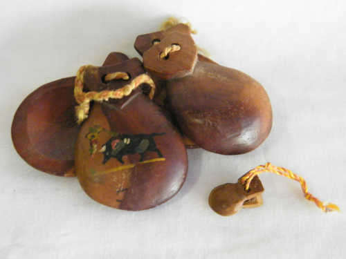 Lot of 3 Spanish clapper - as per photo