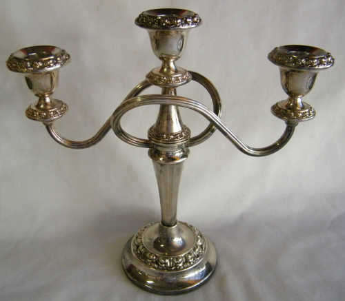 Vintage Silver Plated Candelabras - MARKED DOWN WAS R450