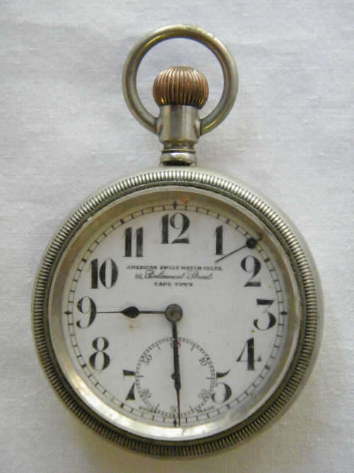 American Swiss Cape Town Vintage Pocket Watch - not working - MARKED DOWN WAS R450