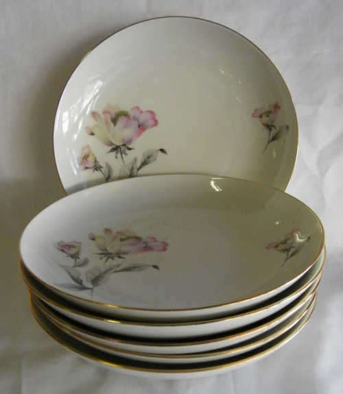 Lot of 6 German Bavaria Kunst 3836 bowls - as per photo