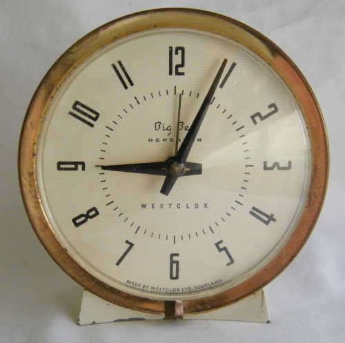 Westclox Big Ben Repeater alarm/travel clock - working - as per photo