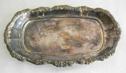 Small Silver Plated Tray - as per photo