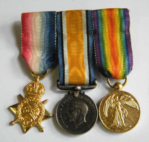 WWI Miniature Medal set - as per photo