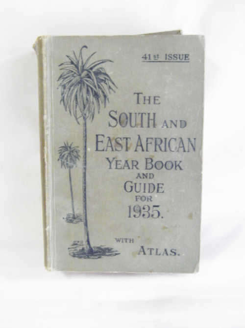 The South & East African Year Book & Guide for 1935 book - as per photo