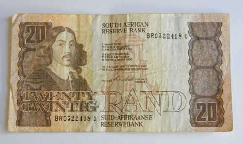 Stals SA R20 Note - as per photo
