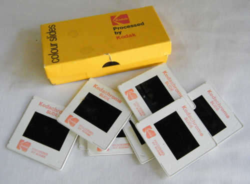 Kodak Color Slides in box - as per photo