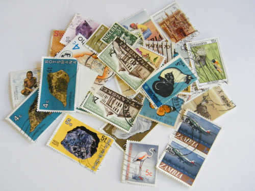 Lot of 32 African stamps - @ R1 start - as per photo