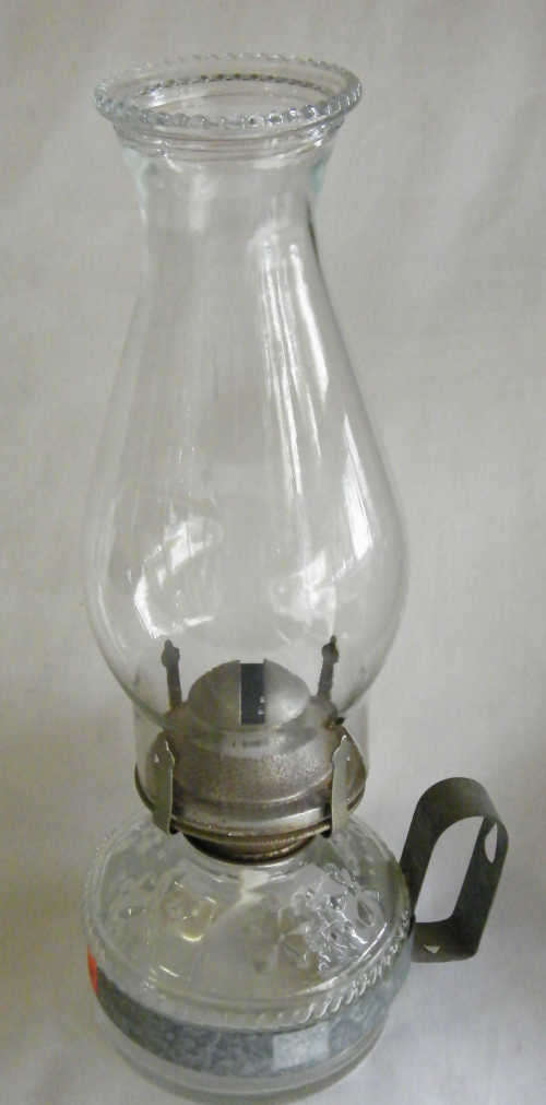 Hazel Paraffin Glass lamp - as per photo