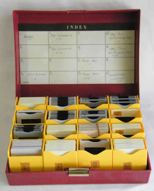 Large Lot of Slides from all over South Africa in slide holder - as per photo