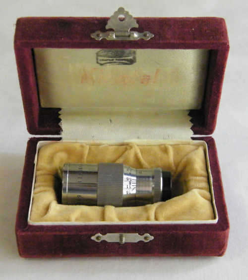 Kinotel 8mm movie recorder lens F:3.2 in box - as per photo