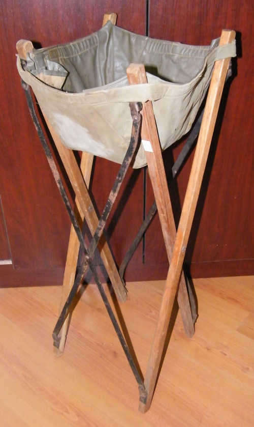 SADF 1966 Washbasin with wooden stand - S.P.J 1966 - as per photo