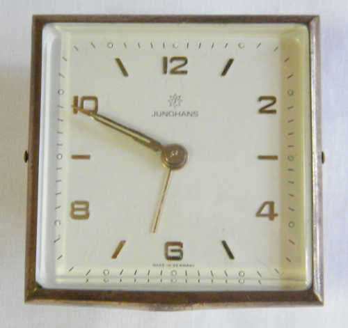 Junghans travel clock - sold for parts - as per photo
