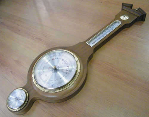 Large Barometer & Thermometer - as per photo