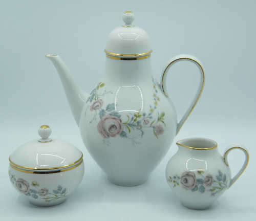 Koenigszelt Charmant 1 Germany Tea Set - Tea Pot, Milk Jug & Sugar Bowl - as per photo