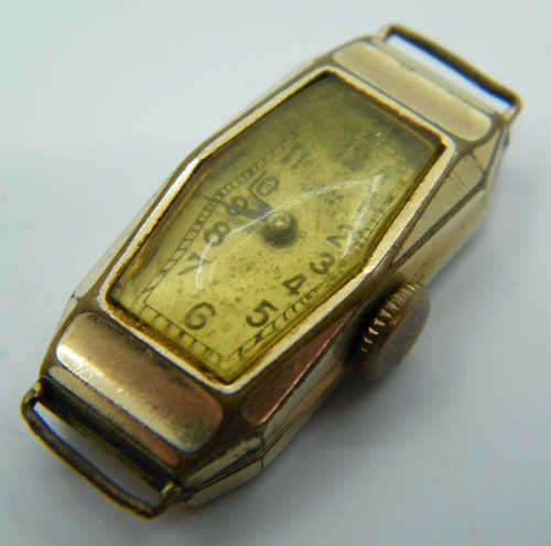 ladies Geneve Lusina rolled gold watch - as per photo
