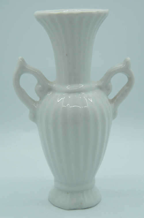 Vintage White Flower Vase - as per photo