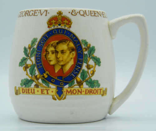 Johonson Bros 1937 Coronation Mug - small chip - as per photo