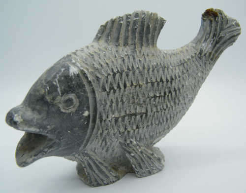 Soapstone Fish Statue - as per photo