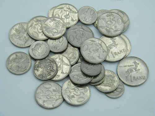 Lot of 32 Old SA coins - as per photo