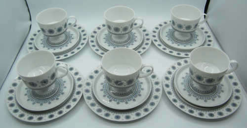 Lot of 6 Rosenthal Composition by Topio Wirkkala trios - as per photo